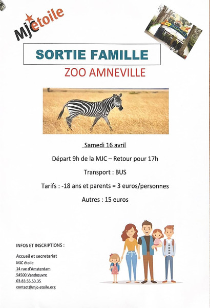 Sortie famille | Zoo Amnéville - samedi 16 avril